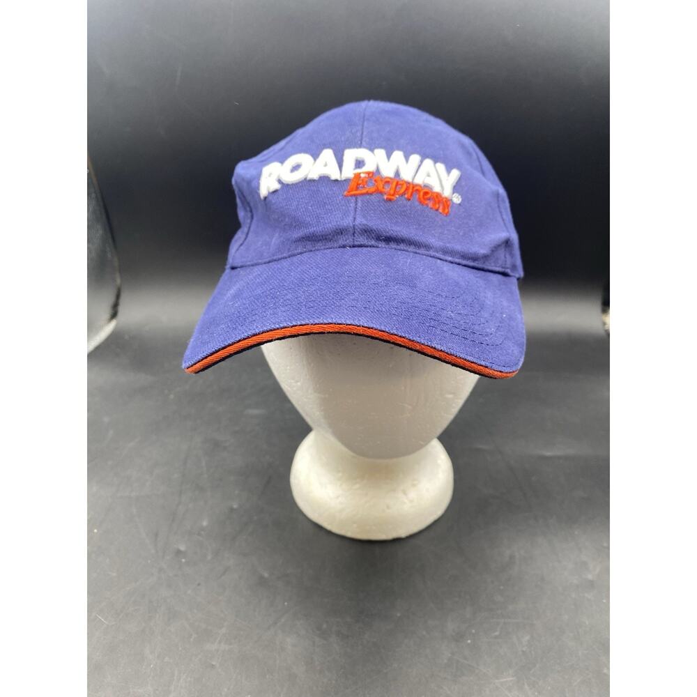 ROADWAY Express- Navy Blue - Fitted 56 Cm Baseball Cap Hat 75th Anniversary